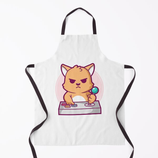 Item preview, Angry Gamer Cat Playing Arcade designed and sold by mstkaru.