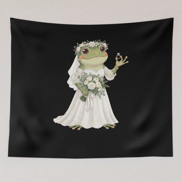 Item preview, Frog Bride Engagement Wedding Celebration designed and sold by FormalDehyena.