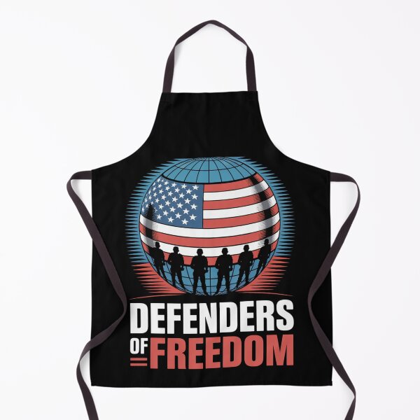 Item preview, Defenders of Freedom — Military Globe Silhouette American Flag Shirt V1 designed and sold by DarylWelsh2024.