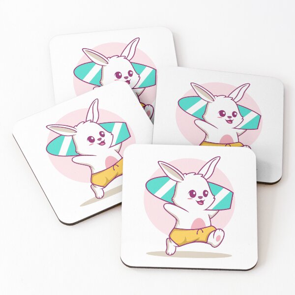 Item preview, Cool Summer Surfer Rabbit designed and sold by mstkaru.