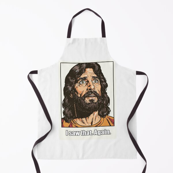 Item preview, I Saw That Again Jesus White Background Art designed and sold by Piotrek0001.