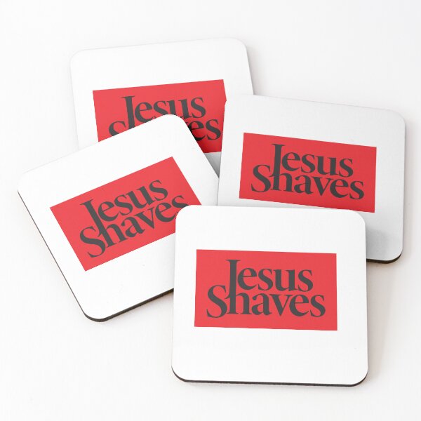Item preview, Jesus Shaves - Funny Typo Pun (Poster Version) designed and sold by Guided by Voices.