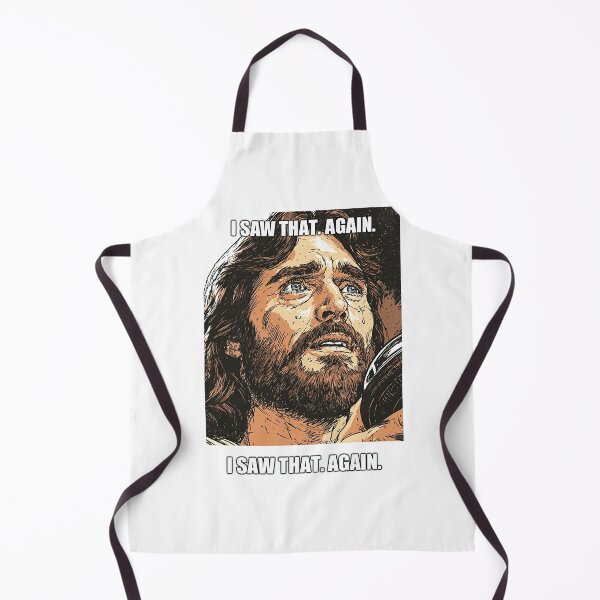 Item preview, I Saw That Again Jesus Meme Portrait designed and sold by Piotrek0001.