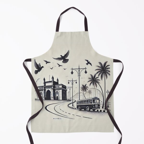 Item preview, Mumbai Minimal Line Art | Gateway of India Street Bus Aesthetic City designed and sold by Globalcitytees.