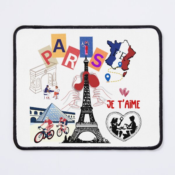 Item preview, Paris France Travel Aesthetic Je T'aime Eiffel Tower Art designed and sold by crystalar95.