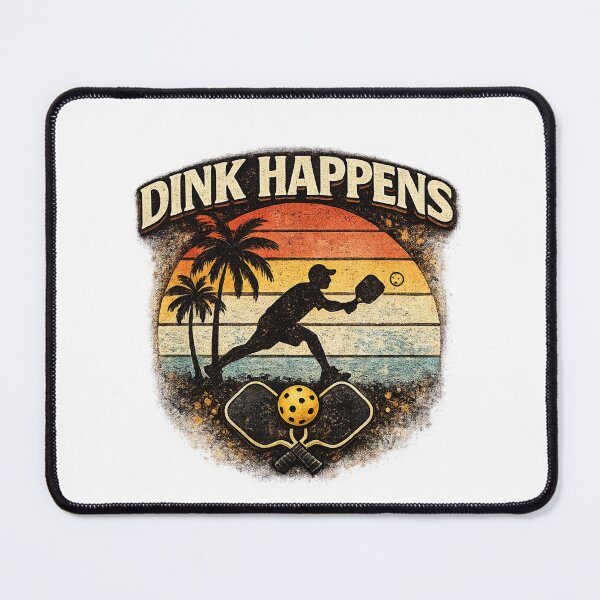 Item preview, Dink Happens Funny Pickleball Retro Design designed and sold by CozyRetirementGifts.