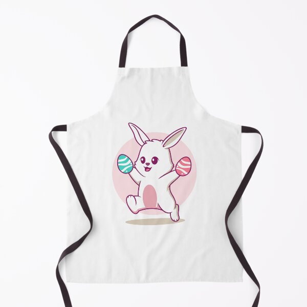 Item preview, Happy Easter Bunny Holding Colorful Eggs designed and sold by mstkaru.