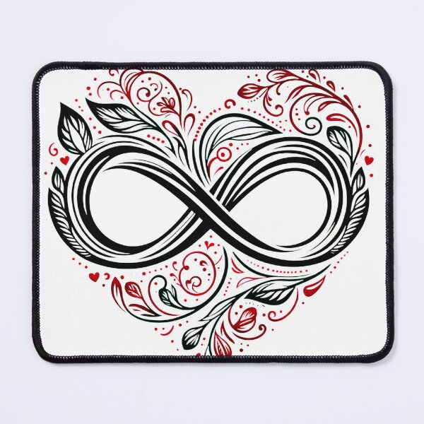Item preview, Infinity Heart Eternal Love Floral Mandala designed and sold by Radhamadhaba Pattachitra Vibes”.