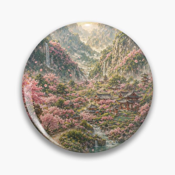 Item preview, Peach Blossom Paradise (桃花源) designed and sold by Terraprompt.