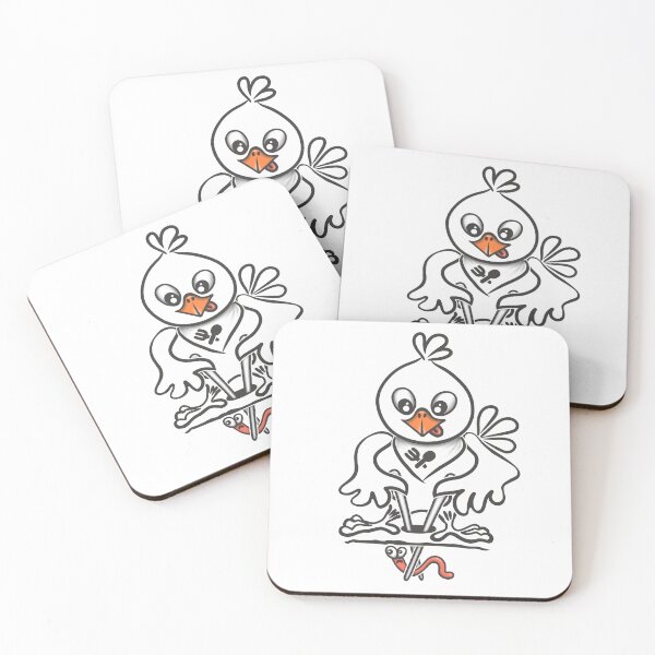 Item preview, Determined Bird Catching Worm designed and sold by Samaya-.