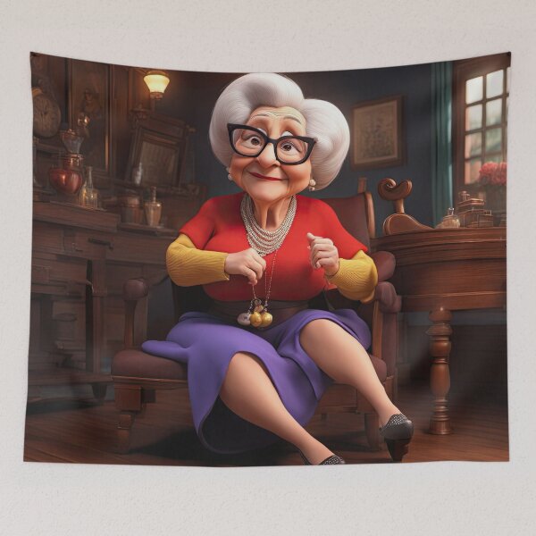 Item preview, Old woman lap dancing designed and sold by Colin Bentham.