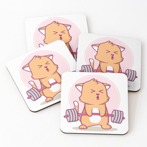 Item preview, Strong Gym Cat Weightlifting Fitness designed and sold by mstkaru.
