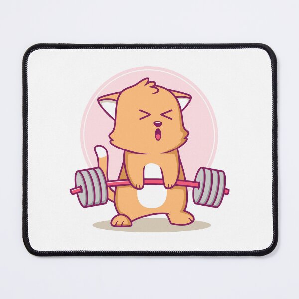 Item preview, Strong Gym Cat Weightlifting Fitness designed and sold by mstkaru.