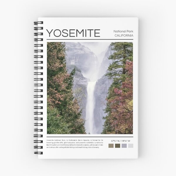 Artikelvorschau, Yosemite-Nationalpark – Kalifornien entworfen und verkauft von StudioRedKoala.