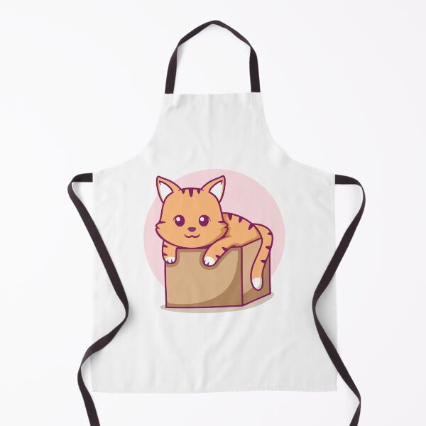Item preview, Cute Orange Tabby Cat in a Box designed and sold by mstkaru.