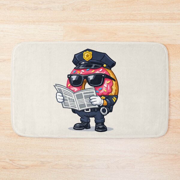 Item preview, Donut Police Officer Cartoon Character designed and sold by BROHLine Studio.