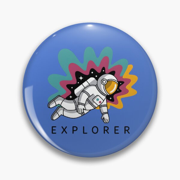 Item preview, Space Explorer Astronaut – Cute Cosmic Adventure Design designed and sold by PalmixArt.
