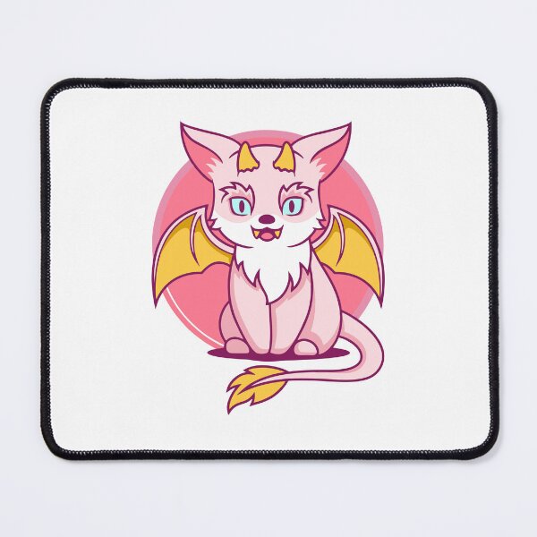 Item preview, Cute Pink Dragon Cat Fantasy Creature designed and sold by mstkaru.