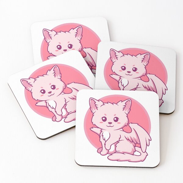 Item preview, Sweet Angel Cat with Pink Wings designed and sold by mstkaru.