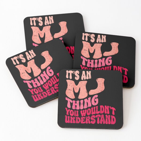 Item preview, It's An MJ Thing You Wouldn't Understand Retro Groovy Name Design designed and sold by FerminVigo.