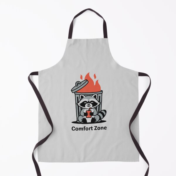 Item preview, Comfort Zone Raccoon | Funny Burning Trash Can designed and sold by MavtM.