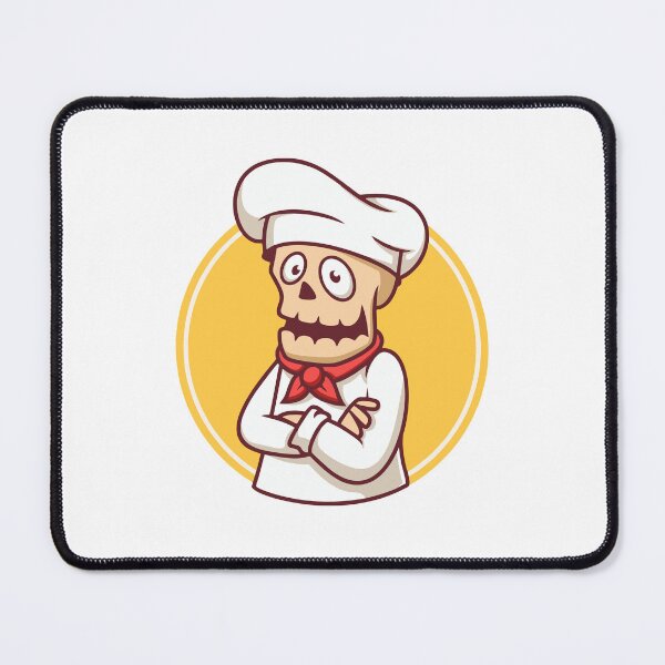 Item preview, Cartoon Skeleton Chef Mascot Character designed and sold by mstkaru.