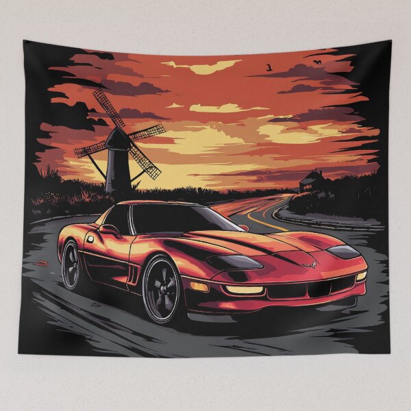 Item preview, Corvette Sunset designed and sold by RatherCreative.