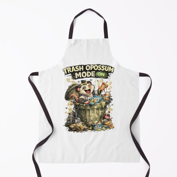 Item preview, Trash Opossum Mode On – Funny Garbage Animal Meme Shirt designed and sold by Clothes With Smiling Animals Walt Gral.