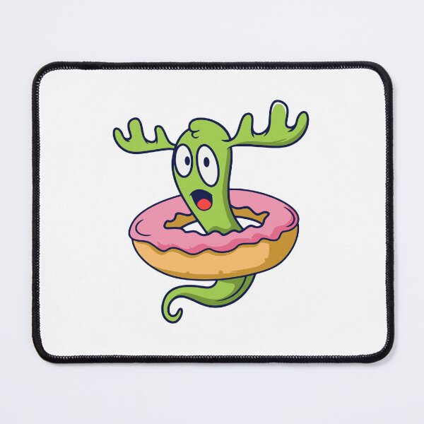 Item preview, Cute Moose Spirit in Pink Glazed Donut designed and sold by mstkaru.