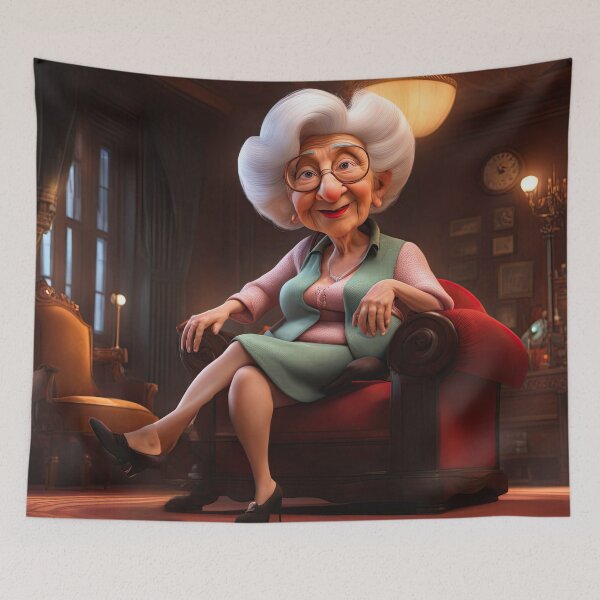 Item preview, Old woman lap dancing designed and sold by Colin Bentham.