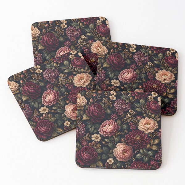 Item preview, Dark Floral Pattern – Luxury Moody Flower Seamless Design designed and sold by Creativeeworld777.