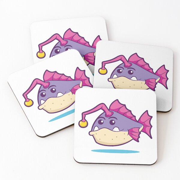 Item preview, Cute Purple Anglerfish Deep Sea Creature designed and sold by mstkaru.