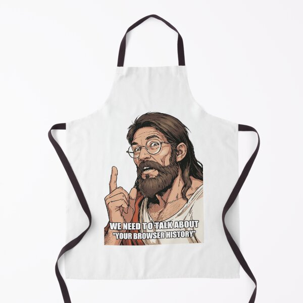 Item preview, Browser History Jesus with Glasses Pointing Meme designed and sold by Piotrek0001.