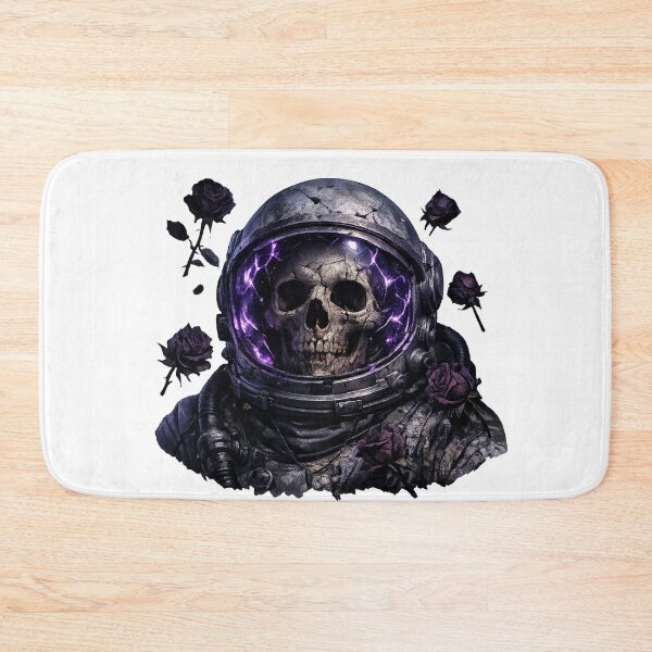 Item preview, A decayed skull astronaut floating in deep dark space designed and sold by grandhub.