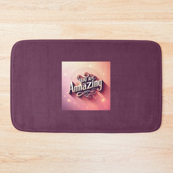 Item preview, You Are Amazing Inspirational Quote Art designed and sold by DVibeStudio.