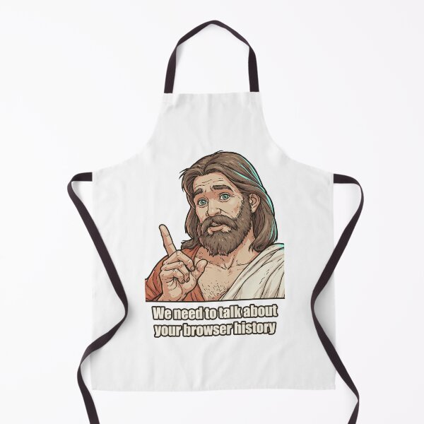 Item preview, Browser History Jesus Simple Comic Portrait Meme designed and sold by Piotrek0001.