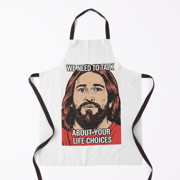 Item preview, Life Choices Jesus Intense Stare Red Background designed and sold by Piotrek0001.