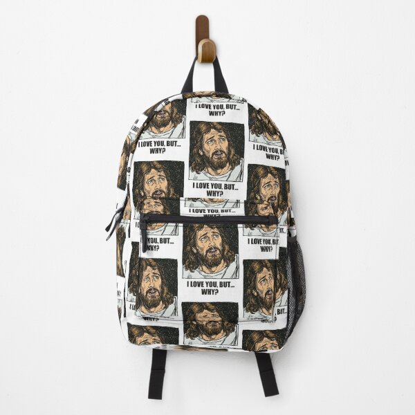 Item preview, I Love You But Why Vintage Jesus Portrait designed and sold by Piotrek0001.
