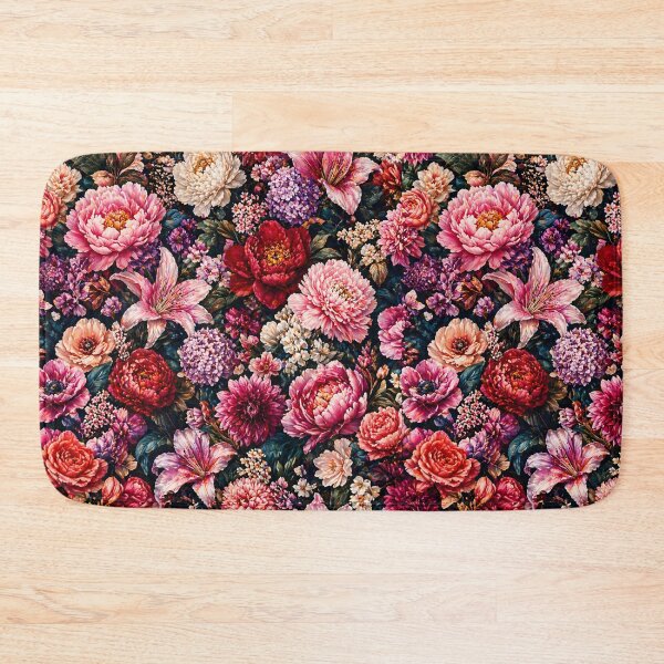 Item preview, Maximalist Floral Pattern – Bold Colorful Flower Explosion Design designed and sold by Creativeeworld777.