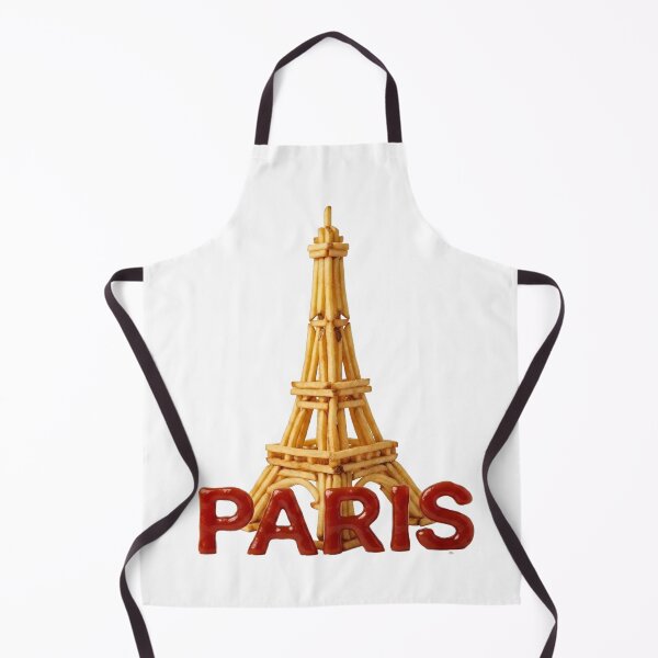 Item preview, Paris French Fries - Eiffel Tower with Ketchup Typography designed and sold by Ar0undTheW0rld.