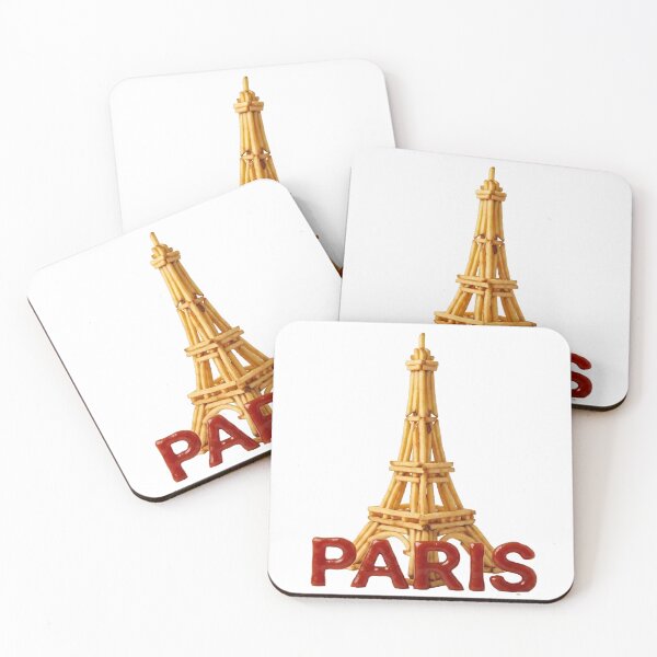 Item preview, Paris French Fries - Eiffel Tower with Ketchup Typography designed and sold by Ar0undTheW0rld.