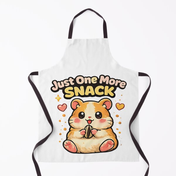 Item preview, Cute Hamster Snack Lover Cartoon – Just One More Snack T-Shirt designed and sold by DarojadNR.