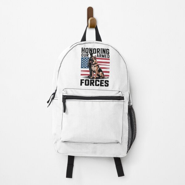 Item preview, Honoring Our Armed Forces — Military K9 German Shepherd Flag Shirt V1 designed and sold by DarylWelsh2024.