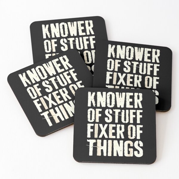 Item preview, Knower Of Stuff Fixer Of Things Funny Handyman Gift designed and sold by FerminVigo.