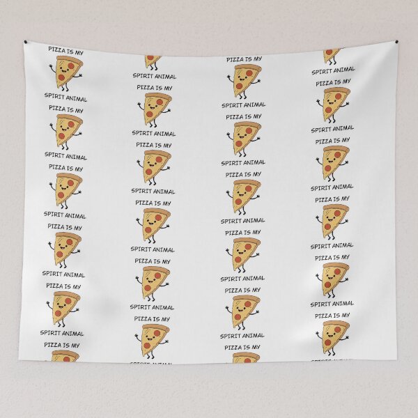 Item preview, Pizza Is My Spirit Animal – Funny Pizza Slice Cute Food Meme Design designed and sold by klebtgut.