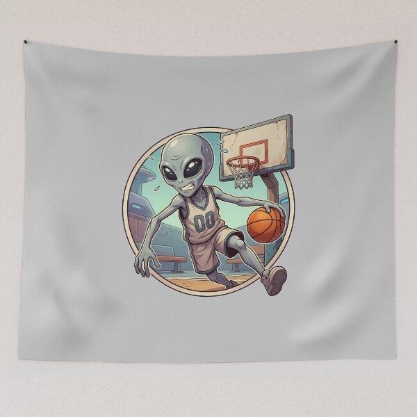 Item preview, Galactic Basketball Star Dribbling Action designed and sold by Sunkhung.