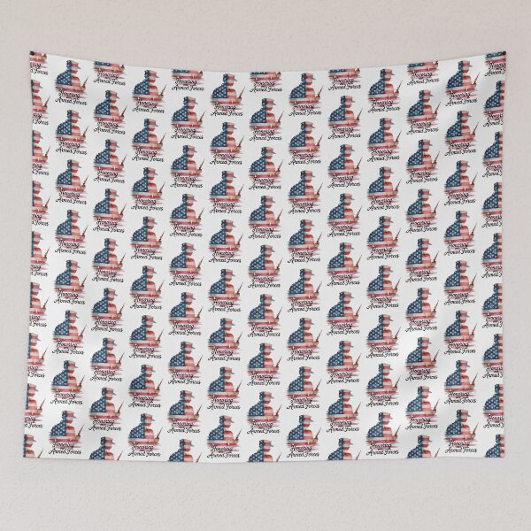 Item preview, Honoring Our Armed Forces — Watercolour Flag Soldier Art Shirt V1 designed and sold by DarylWelsh2024.
