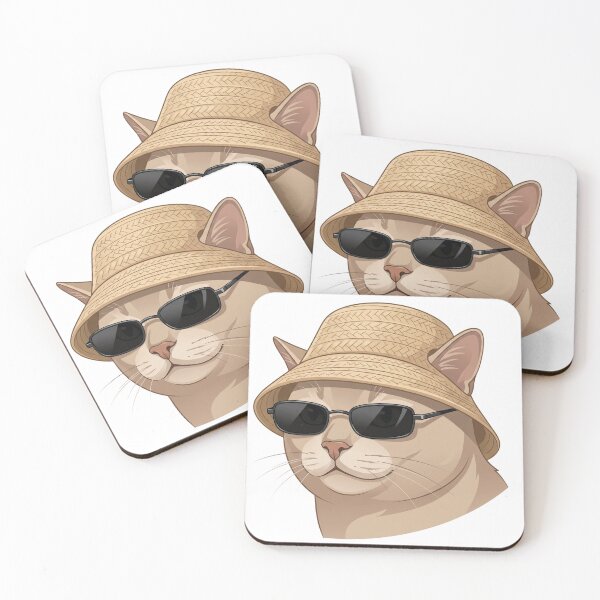 Item preview, Cool cat giving main character energy sticker designed and sold by ParryStickers.