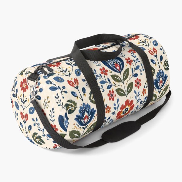 Item preview, Scandinavian Folk Floral Pattern – Nordic Decorative Flower Design designed and sold by Creativeeworld777.