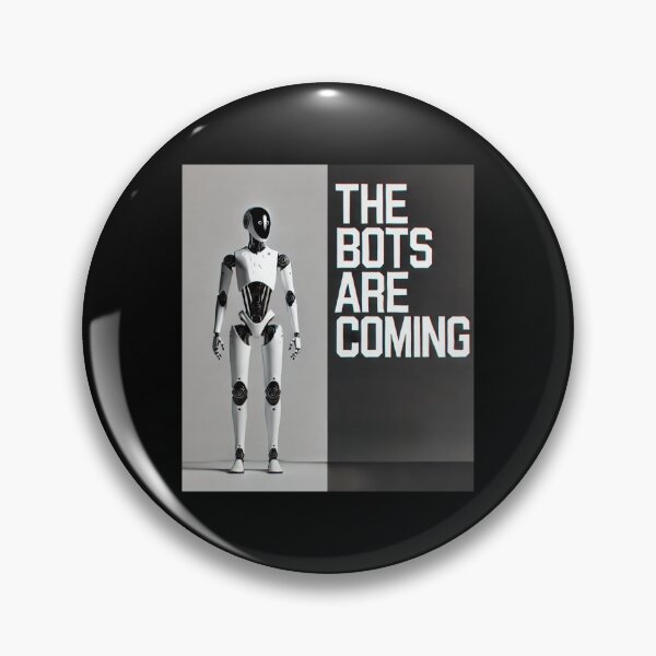 Item preview, Humanoid Robot The Bots Are Coming AI Sci Fi Futuristic Android AI Tech Graphic Tee designed and sold by TEEJAMBOREE.